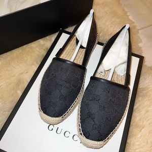 Gucci Black Espadrilles